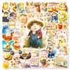 56 Pegatinas de Hamster de Té con Leche Pintadas Graffiti para Decorar Guitarra Cuaderno Maleta DIY Pegatinas Impermeables Transfronterizas