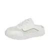 Nuevas Zapatillas Blancas de Verano 2026 para Mujer, Estilo Coreano Ins Casual, Zapatillas Versátiles de Media Caña para Estudiantes, Estilo Callejero W092