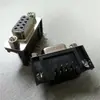 Soporte de puerto serie d-sub de 9 pines conector RS232 más vendido dos filas de orificio DR9 pata doblada conector de placa de soldadura de 90 grados