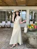 Ls Vestido Elegante y Sencillo de Moda Estilo Francés Ajustado Guangzhou Shisanxing 2026 Vestido Nuevo de Primavera 23035 #