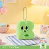 Chaveiro de Corrente com Contas do Alfabeto Inglês de 26 Letras de Pelúcia Fofo Pingente Colorido Dopamina Decoração de Bolsa de Presente Infantil