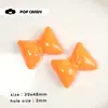 Colgante de Lazo Brillante Color Macarrón Acrílico Accesorio Colgante para Bolso Material de Decoración DIY Adorno Hecho a Mano para Ropa