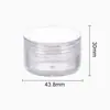 Suministros del Fabricante Caja Redonda Corta de 25g Botella de Empaque Cosméticos Empaque de Prueba Caja de Crema Caja de Empaque para Crema de Ojos
