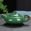 Venta al por mayor Juego de Té Kung Fu Colorido Ice Crack Taza de Pez de Cerámica Tetera Creativa Regalo para Actividad Empresarial Impresión