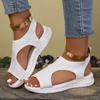 Sandálias Romanas Femininas Novas de Verão Respiráveis Fashionáveis Casuais Versáteis Para Calçar Slip-on com Tira