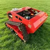 Cortacésped de Hoja Plana de Cuatro Tiempos para Larga Distancia con Control Remoto Gasolina Diésel Todo Terreno Recuperación de Tierras Verdecimiento Mulching Automático