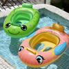 Venta al por mayor transfronteriza de yates inflables pequeños, asientos de agua, botes, anillos de natación para bebés, asientos para niños, anillos de natación inflables