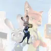Nuevo Zootopia Acrílico Plano Judy Nick Lindo 2D Llavero Colgante para Mochila Escolar Colgante de Regalo