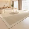 Tapete Estilo Novo 2025 para Sala de Estar, Lavável e Limpável, Tapete de Cabeceira para Quarto, Tapete de Sofá e Mesa de Centro à Prova d'Água e Resistente a Manchas de Luxo Leve