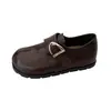 Zapatos Mocasines Casuales de Moda Estilo Británico Versátiles con Tacón Oculto para Mujer 2026 Otoño Nuevo Estilo Cómodos Versátiles para el Trabajo Zapatos Individuales