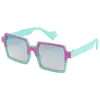 Gafas de Sol para Padres e Hijos 2023 Nuevas Gafas de Sol para Niños Cuadradas Coloridas de Viaje para Niños y Niñas