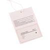 Etiqueta personalizada de alta calidad para ropa de hombre y mujer, etiqueta de papel especial para colgar ropa, impresión, fabricación de etiquetas, etiqueta para ropa