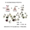 En Stock Remache de Bloqueo en Forma de I Tornillo Correa Cabeza Plana Remache para Álbum Clavo de Libro Accesorio de Forma Cruzada