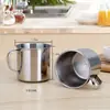 Acero inoxidable 304 Deju acero inoxidable taza de agua ZACK taza para beber taza para enjuague bucal anticaída taza para agua fría