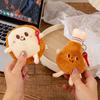 Lindo Peluche de Hamburguesa y Papas Fritas de Dibujos Animados, Muñeco de Comida Gourmet, Llavero Colgante, Muñeco para Máquina Vending al Mayoreo