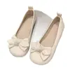 Zapatos Planos Estilo Dulce con Lazo para Mujer, Nuevo Modelo de Primavera, Suela Suave, Cómodos, Slip-On de Boca Baja Zapatos de Abuela