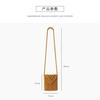 Bolsa de Moda Casual para Mujer, Modelo Nuevo de Primavera 2026 en Stock del Fabricante, Bolsa Cuadrada Pequeña de Color Sólido, Bolsa de Mujer Tejida a Mano