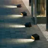 Luz LED solar holofote de árvore à prova d'água para exterior quadrado simples lâmpada de paisagem de jardim pátio gramado