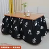 Mesa de Fuego Rectangular Plegable para Uso Doméstico, Mesa Calefactora Simple de Bambú para Invierno, Mesa Calefactora para Sala de Estar 1.2m