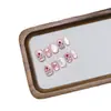 Arte de Unhas de Primavera com Design de Despertar do Leão, Armadura de Batalha Olho de Gato, Festiveza com Tema de Pêssego, Adesivos de Unha Removíveis, Efeito 3D, Unhas Iluminadas, Acabamento Perfeito