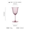 Copa de Vino Tinto Rosa para Niña Vidrio de Cristal Encaje Flor Tallos Altos para Champagne Copa de Martini Postre Copa de Cóctel