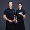 Ropa de trabajo de chef de restaurante occidental para hombres y mujeres, de manga corta, talla grande, de verano, para hotel, restaurante, comedor, cocina, ropa de estilo chino