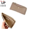 Carteira Feminina de Couro Ultra-fina Rakuten Creative Japonesa Porta-Cartões RFID Multi-cartões Clutch com Zíper em L