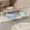 Estante retráctil para lavabo debajo del mueble de baño, Estante de almacenamiento para lavabo de baño, Estante colgante para lavabo de inodoro
