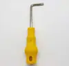 Exposição display ferro três trava de cartão oito prisma conexão trava alumínio plano três garras trava chave de boca suprimentos de exposição acessórios