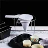 Funil para Massa de Cobertura de Bolo Componente Portátil Cupcake Chocolate Dispensador Separador Ferramenta de Confeitaria