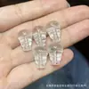 Coleção de Cristal Branco Natural, Contas de Abóbora, Contas de Flor de Maracujá, Acessórios Artesanais, Pulseiras DIY Feitas à Mão, Joias da Moda
