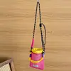 Bolsa de Hombro de Malla para Teléfono, Estuche Versátil y Ligero para Teléfono Móvil, Bolso de Hombro Casual, Mini Bolsa de Malla con Cordón, Transfronterizo