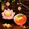 Linternas Pequeñas del Festival de Mediados de Otoño 2026 Modelo Nuevo Linternas Portátiles Brillantes de Frutas para Niños Kit de Manualidades DIY para Jardín de Infancia