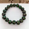 Pulseira de Vidro Cinza Besta Devoradora de Ouro Pulseira Colorida Família de Três Besta Devoradora de Ouro Transmissão Ao Vivo Celebridade da Internet Douyin Joias Atacado