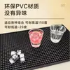 Tapete Antideslizante para Barra de Té con Leche Tapete para Barra de Café Tapete Rectangular Drenante para Cocina Posavasos para KTV Posavasos de Goma para Té