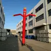 Figura inflable grande de dibujos animados, bailarín de una pierna, modelo promocional para centro comercial, inflable para celebración al aire libre, personalizable