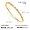 Jieding Joias Europeias e Americanas Pulseira de Aço Inoxidável Aço Titânio Não Desbota Joias de Mão para Mulheres High-End 18K Joias Transfronteiriças Atacado