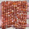 6mm 8mm Pedra Natural Cristal Ágata Canto Chanfrado Quadrado DIY Pulseira Colar Acessórios de Joias Produtos Semi-Acabados Atacado