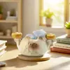 Gato Pai de Energía de Dibujos Animados Lindo y Creativo Caja Sorpresa Popular en Xiaohongshu Decoración de Escritorio Adornos Regalo Venta al por Mayor