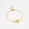 Anillo de Plata Esterlina S925 con Diseño de Sentido Estilo Lujo Ligero Pulsera de Eslabones Estilo Coreano Versátil Estilo de Alta Gama Joyería de Mano Elegante para Mujeres
