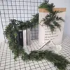 Rattan Sintético Galhos de Pinheiro Decoração de Natal em Rattan Amazon Norfolk Plantas Verdes Sintéticas Fabricante Atacado
