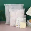 Bolsa de Plástico Transparente para Ropa Bolsa de Empaque Transparente a Prueba de Polvo Portátil Bolsa de Almacenamiento Ropa Interior Calcetines Camiseta de Manga Corta Bolsa con Cremallera Venta al por Mayor