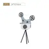 Gran Venta Precio Especial Simple Moderno Accesible Lujo Decoraciones Decorativas de Cristal Habitación Modelo Sala de Estar Mueble de TV Artesanías de Metal