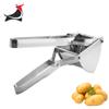 Prensa manual de batatas em aço inoxidável prensa para purê de batatas espremedor de frutas espremedor de alho ferramentas de cozinha