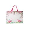 Bolsas de Tela No Tejida Recubiertas de PP con Logo de Flamenco Personalizado, Bolsas Tote en Stock, Venta al por Mayor, Impresión a Color, Bolsas de Mano Hechas a Medida