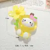 Accesorios de Resina de Gato de Dibujos Animados de Flores Translúcidas Pegamento de Crema DIY Accesorios para el Cabello Hebillas para Zapatos Llaveros para Vasos de Agua Colgantes Materiales Decorativos