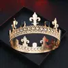Fabricante Comercio Exterior Transfronterizo Corona Metal Hombres Mujer Accesorios para el Cabello Tiara Tocados de Performance Unisex Corona de Príncipe