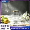 Shenzhen PET alta transparente 350ml 12oz copo de bebida de vidro de vinho de plástico de qualidade alimentar copo de bebida fria em forma de ovo copo de vinho tinto
