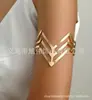 Atacado do Fabricante Anéis de Braço, Joias de Mão com Folha de Metal, Anéis de Pulseira, Acessórios Requintados, Pulseiras que Podem Ser Usadas como Prendedores de Cortina