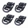 4 Piezas Hebilla Giratoria D Hebilla Ajustable de 8 Segmentos Mochila Hebilla en Forma de D Accesorios para Bolsa de Cincha Accesorios para Bolsa Exterior